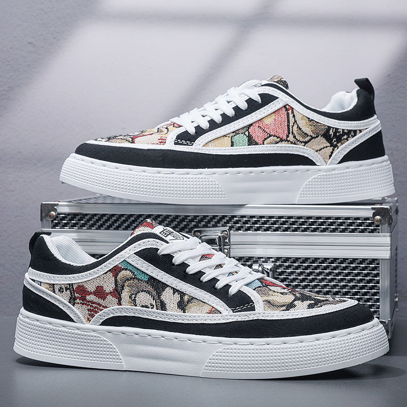 Damen Sneaker Bequem Grafik Muster Sportlich