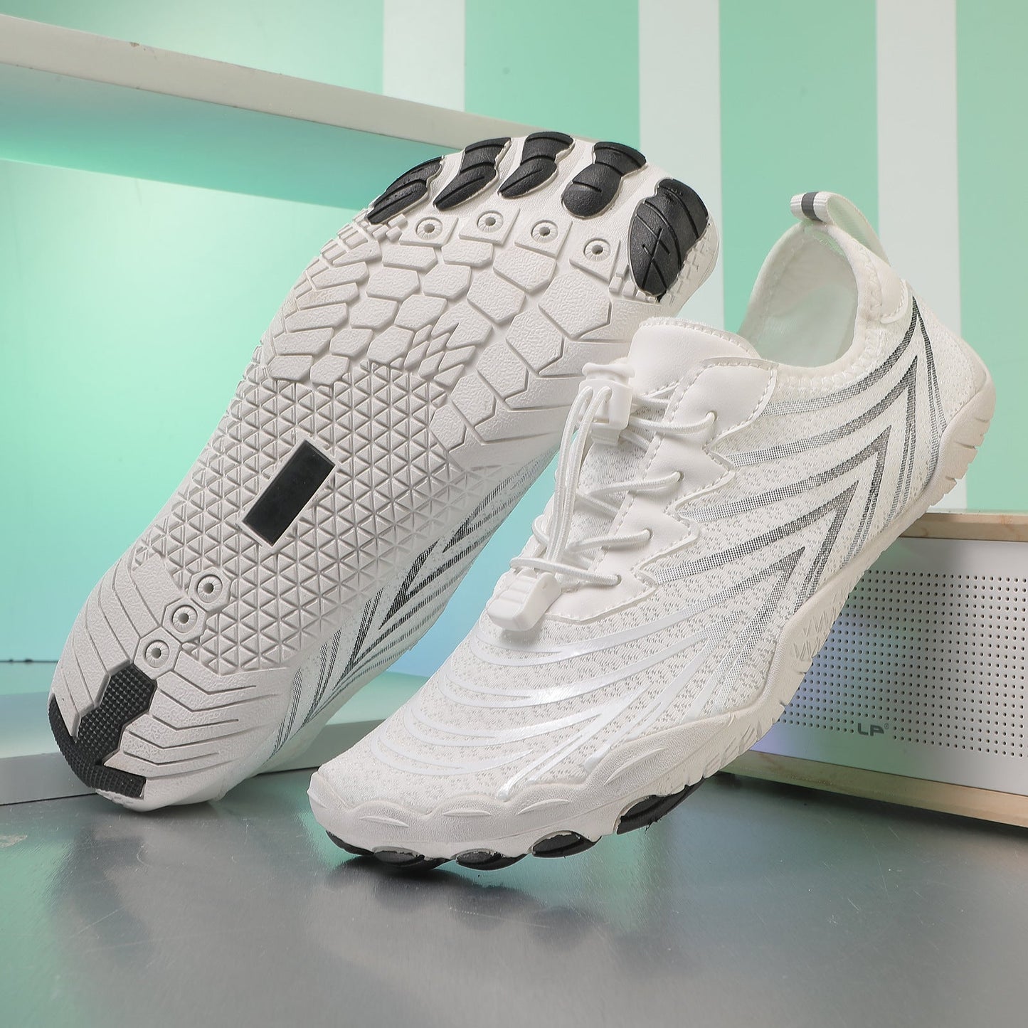 Damen Sportschuhe Bunt Atmungsaktiv Rutschfest