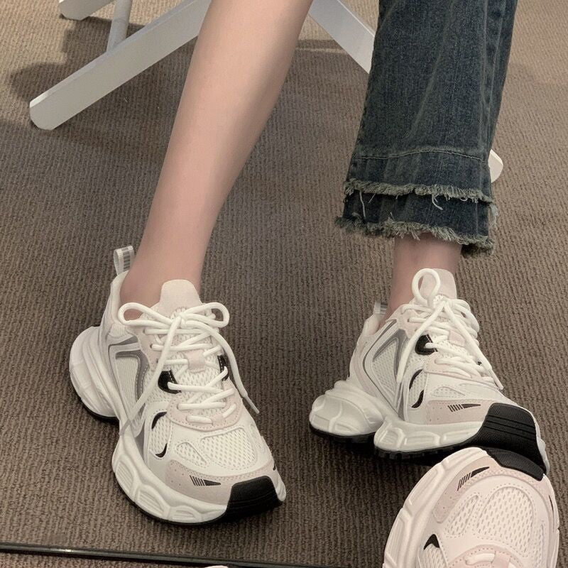 Damen Netzsneaker Sportlich Leicht Heidi Mode