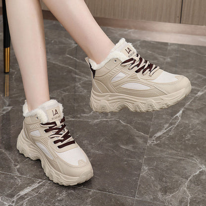 Damen Sneaker High-Top Isoliert Rutschfest