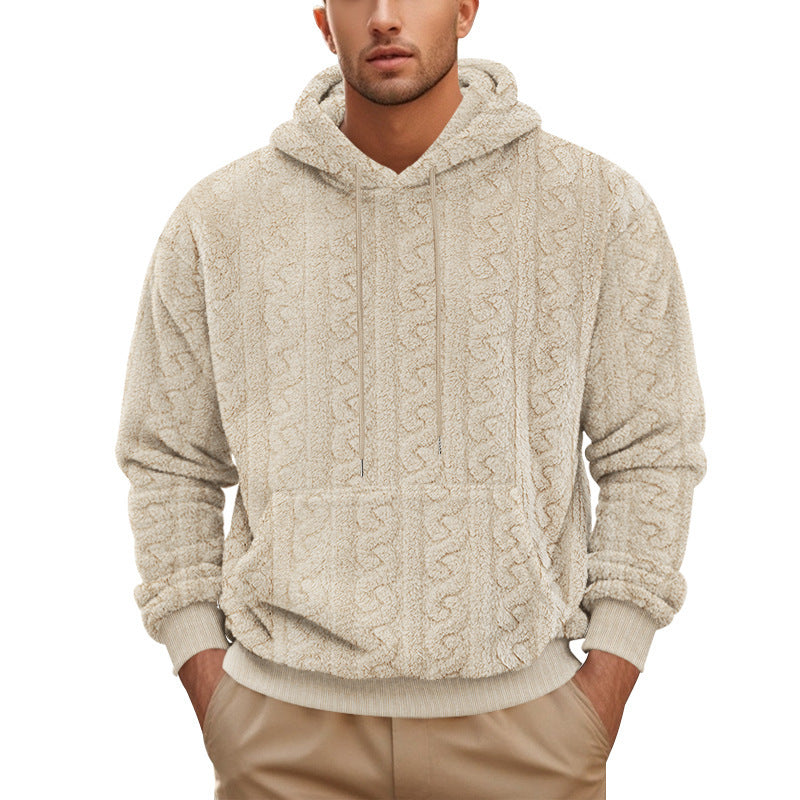 Kuscheliger Fleece Hoodie Männer Warm Modern - BerlinGlamour