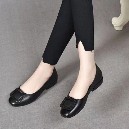 Damen Ballerinas Komfortabel mit Schnallenverzierung Elegant