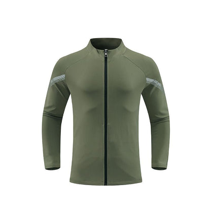 Herren Langarmjacke Sportlich Funktionaler Reißverschluss Waterproof