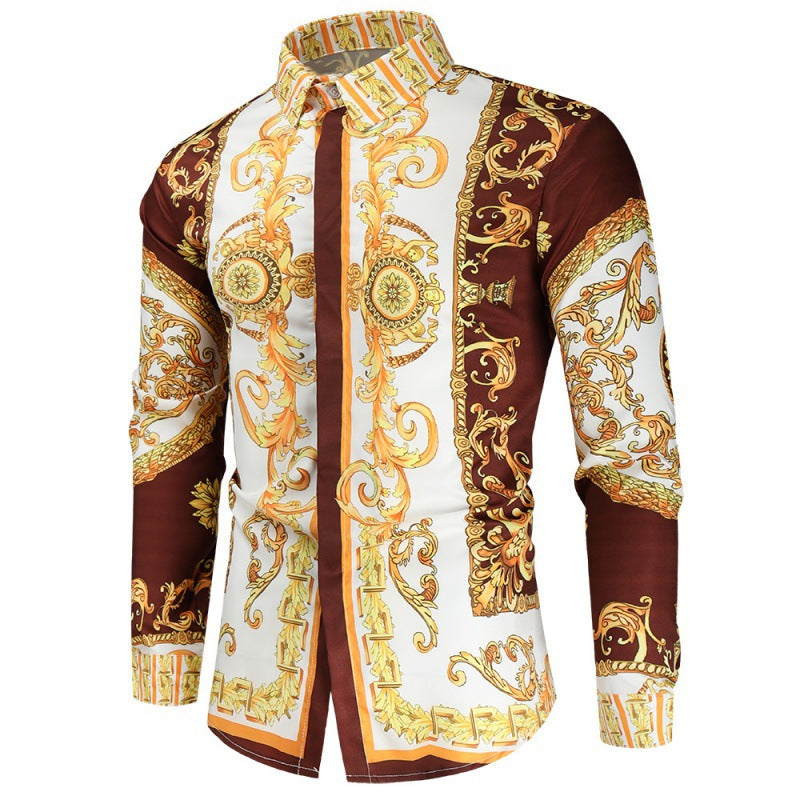 Herren Hemd Barockmuster Luxus Berlin Modern