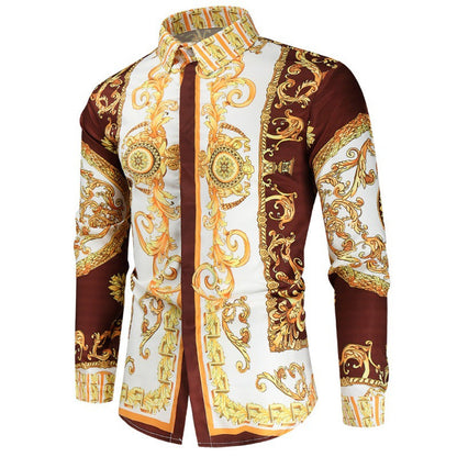 Herren Hemd Barockmuster Luxus Berlin Modern