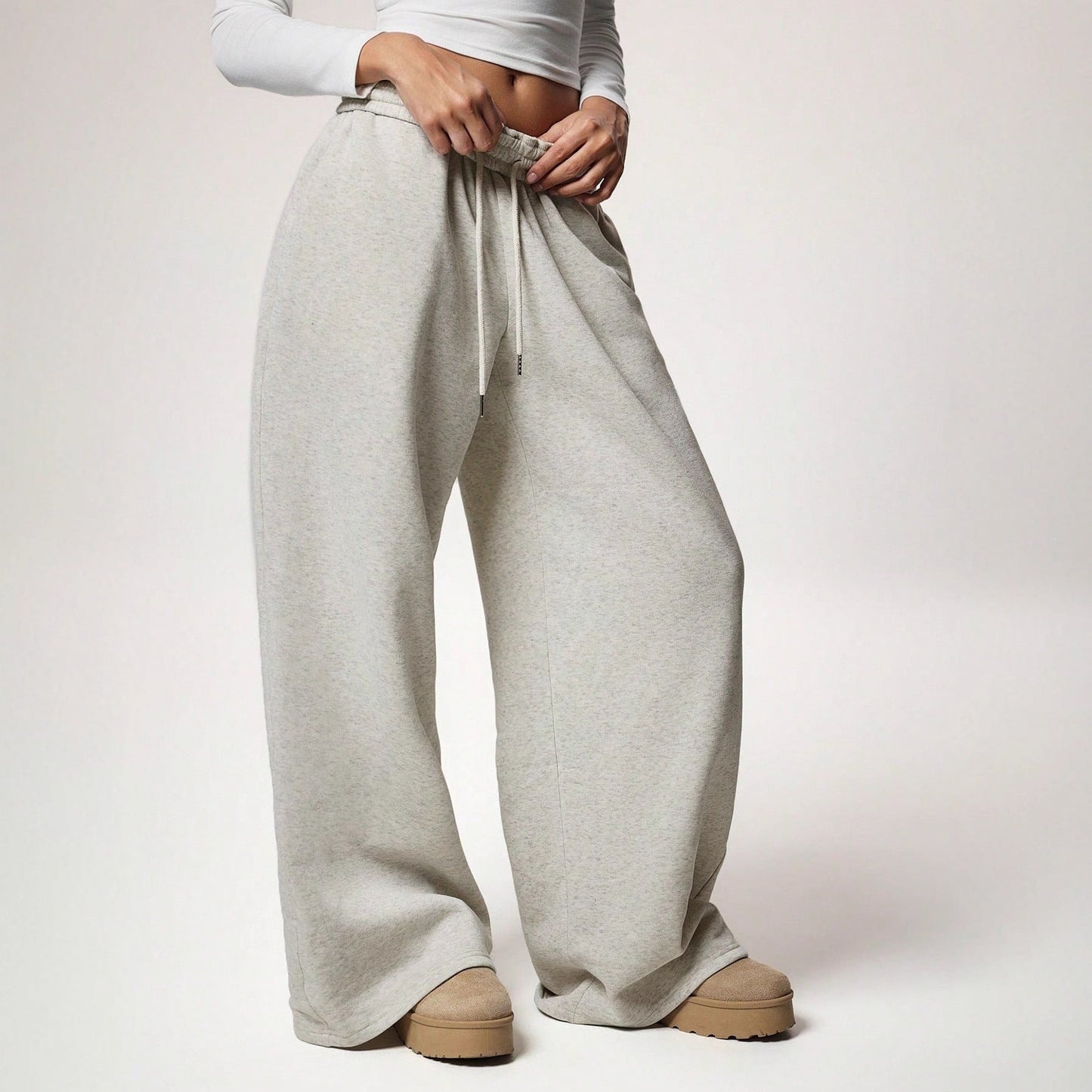 Bequeme Damen Sport Hose Lockere Freizeithose Damen