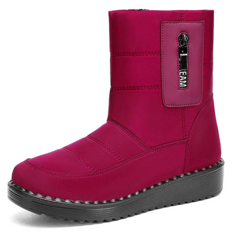 Damen Winterstiefel Warmfutter Rutschfest Schnee Stiefel