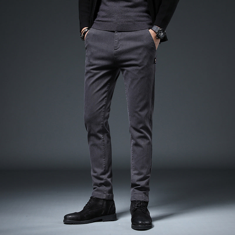 Herren Slim-Fit Hose Elastisch Bequem Mit Taschen - BerlinGlamour