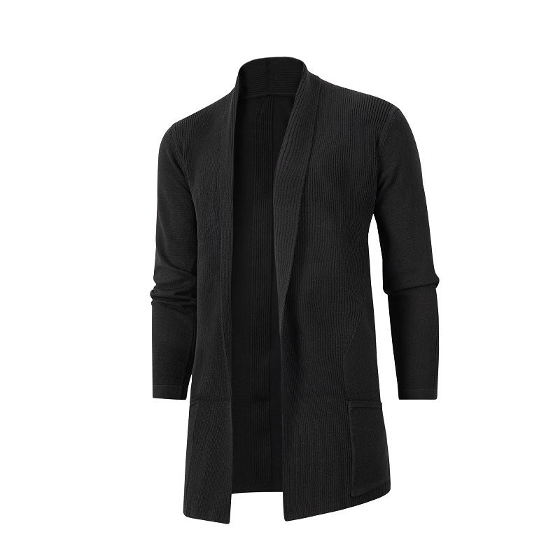 Herren Strickjacke Offen Modern Minimalistisch