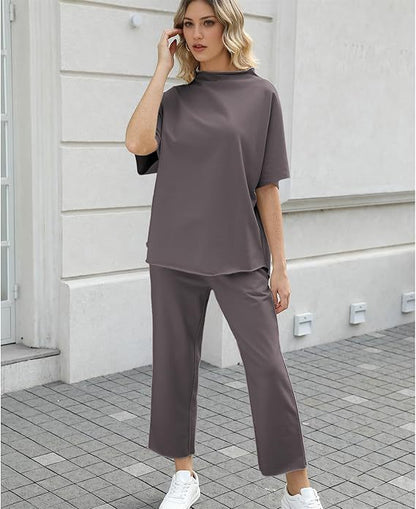 Damen Lounge Set Baumwoll gemütlich
