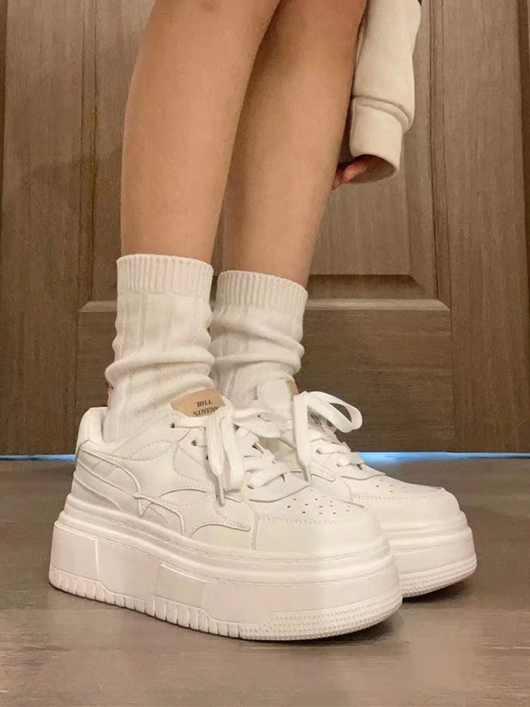 Damen Plateausneaker Bequem atmungsaktiv Sportlich