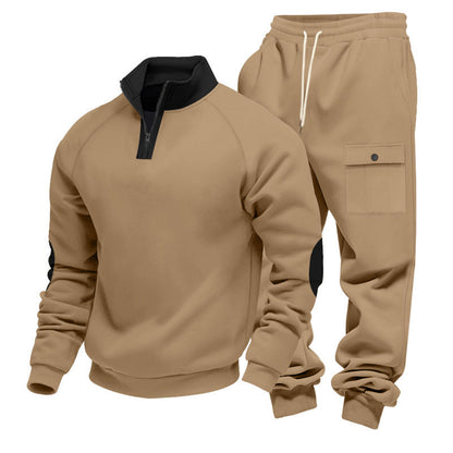 Herren Sportanzug Stehkragen Modern Funktionsbekleidung