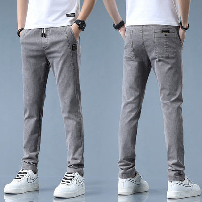 Herren Chino-Hose Modern Slim Fit Verstellbar