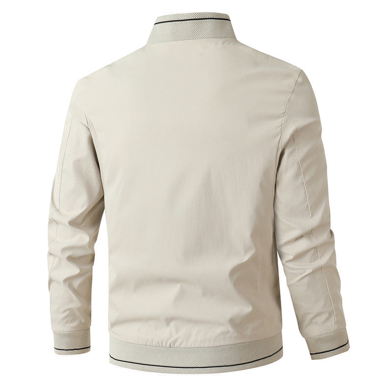 Herren Steppjacke Sportlich Mit Stehkragen Modern