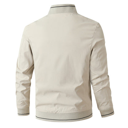 Herren Steppjacke Sportlich Mit Stehkragen Modern