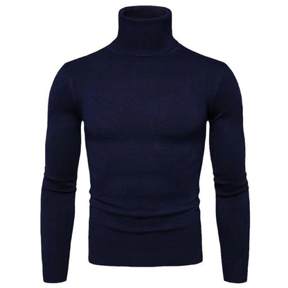 Herren Rollkragenpullover Feine Merinowolle Modern