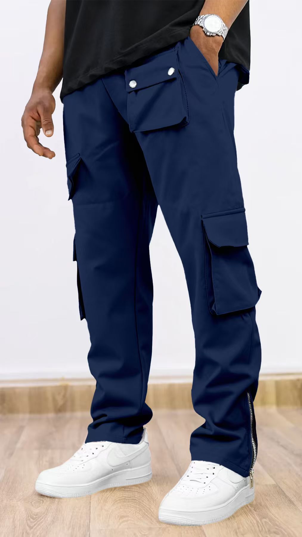 Herren Cargo-Hosen Modern Bequem