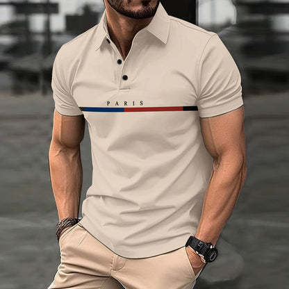 Herren Polo Shirt Freizeit Modern Berlin Style