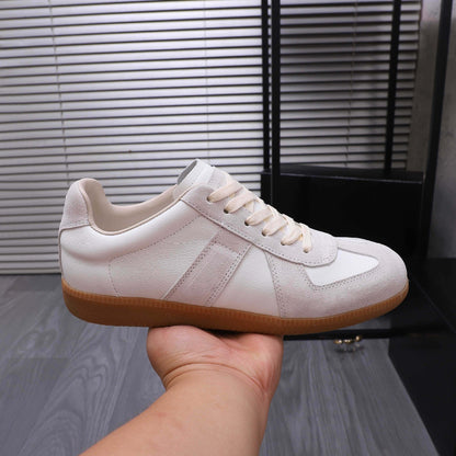 Damen Leder Sneaker Sportlich Rutschfest Modisch - BerlinGlamour