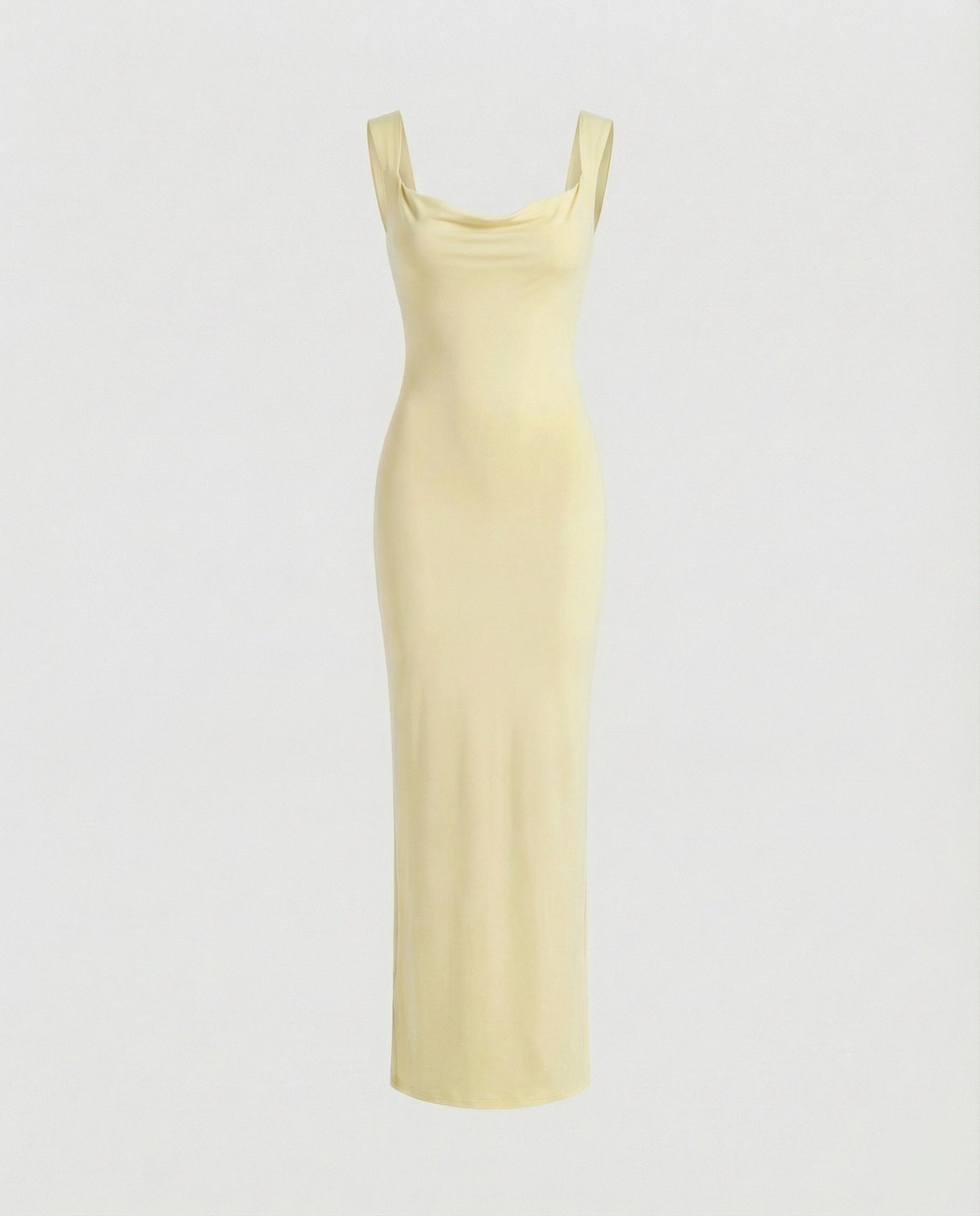 Elegantes Abendkleid Lang Ausschnitt Tief Figurformend