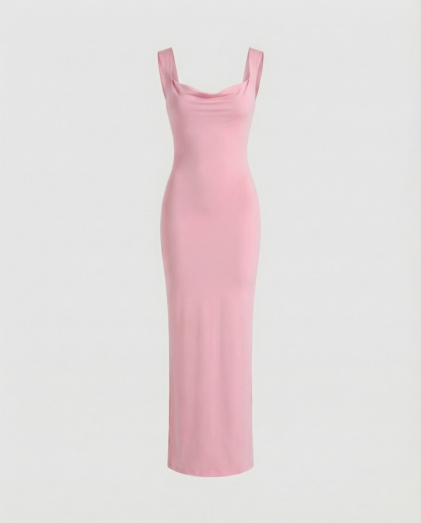 Elegantes Abendkleid Lang Ausschnitt Tief Figurformend