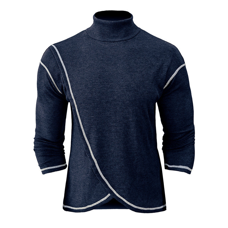 Herren Rollkragenpullover Modern Slim Fit