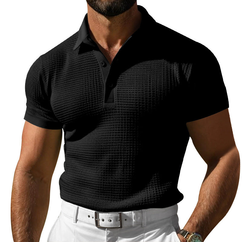 Herren Poloshirt atmungsaktiv Struktur Optik Berlin