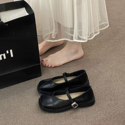Damen Schuhe Elegante Mary Jane mit Schnalle und Komfort Innensohle