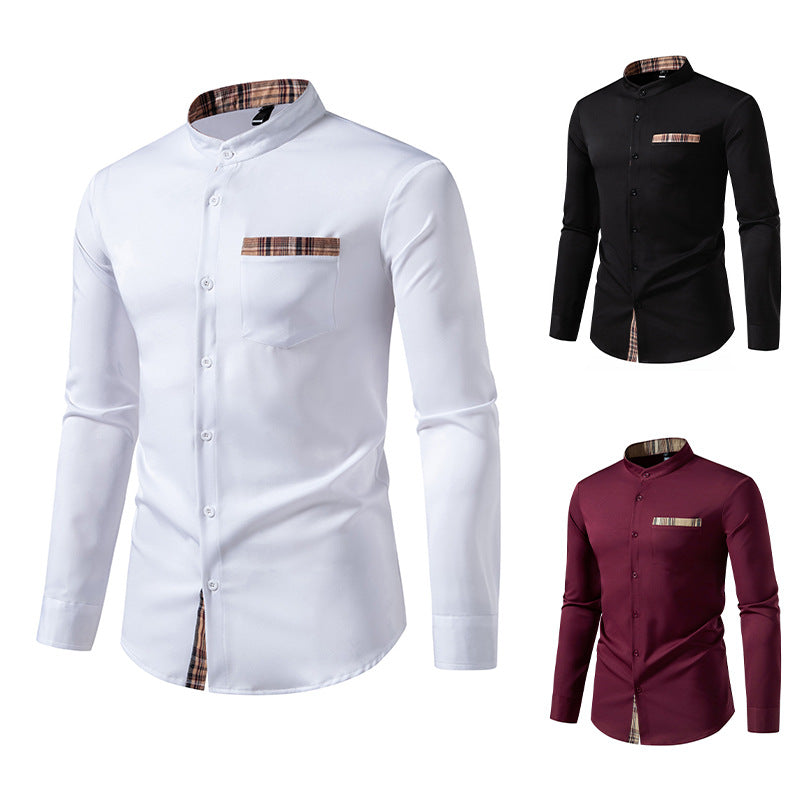 Herren Hemd Langarm Kariert Modern Berlin Style - BerlinGlamour