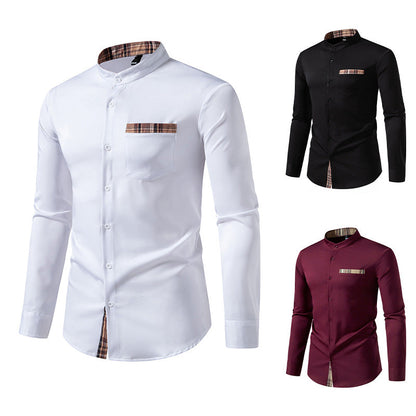 Herren Hemd Langarm Kariert Modern Berlin Style - BerlinGlamour