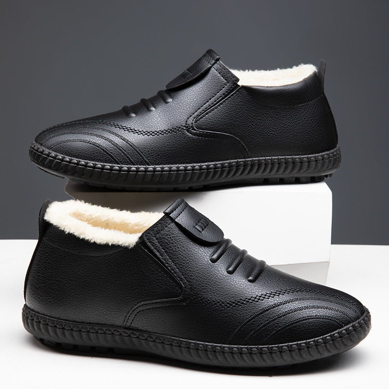 Damen Warm Slip-On Schuhe Rutschfest Winter - BerlinGlamour