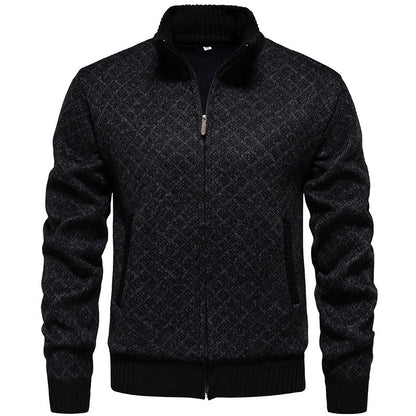 Herren Strickjacke Sportlich Modern mit Muster