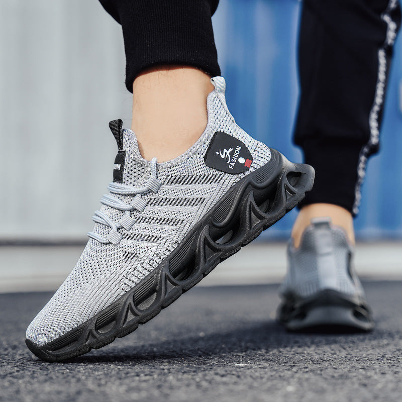 Damen Sneaker Atmungsaktiv Fitness Schuhe Rutschfest Elastisch