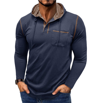 Herren Sweatshirt Kapuze Langarm Hoodie Sportlich