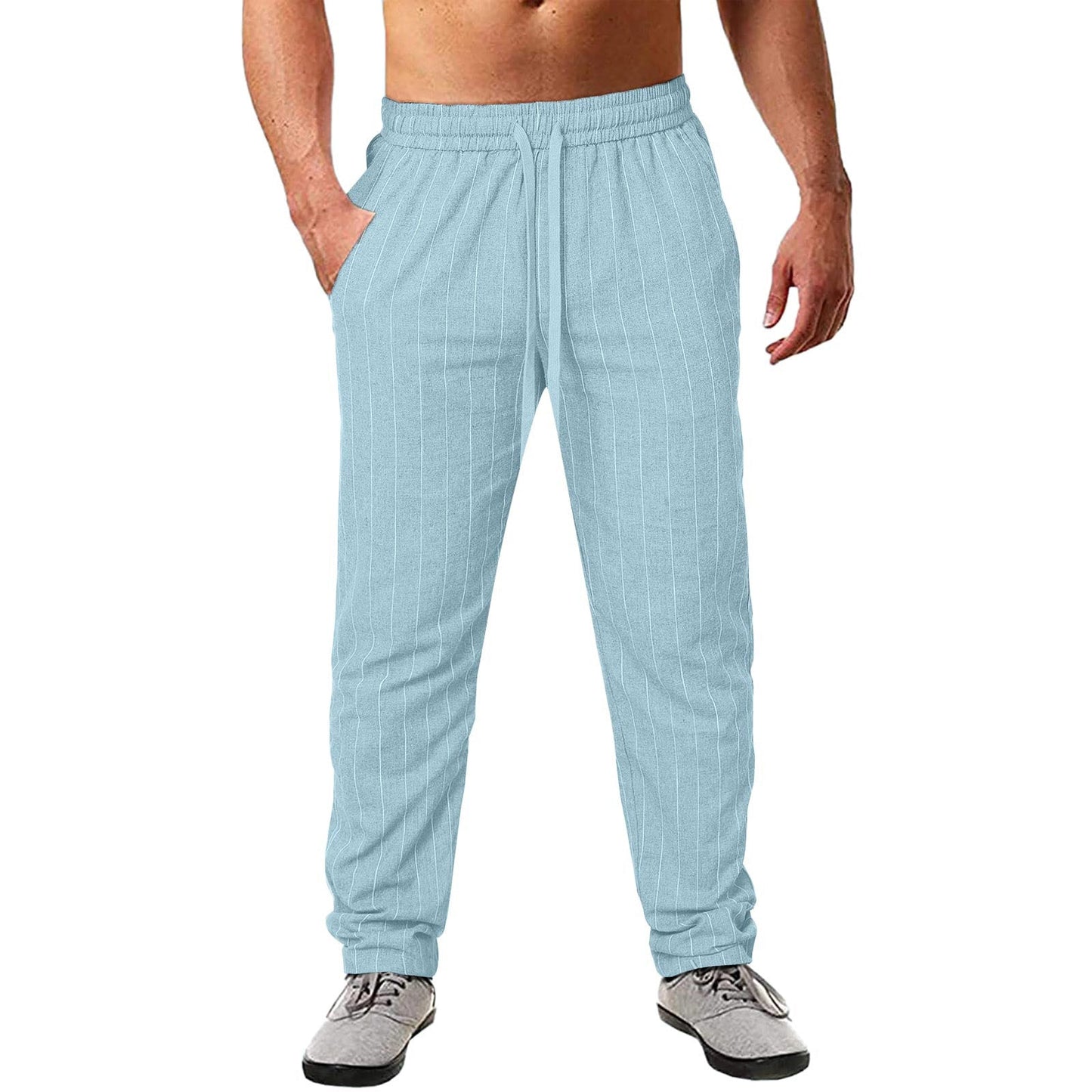 Herren Freizeithose Modern Mit Seitentaschen