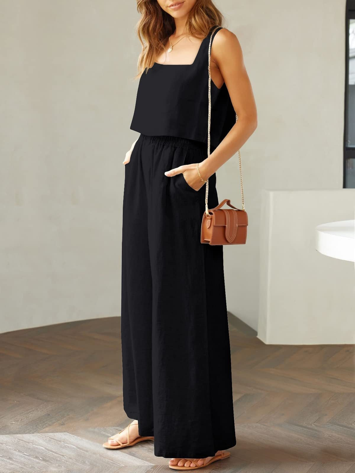 Damen Zweitteiliges Outfit Lockerer Schnitt Modern