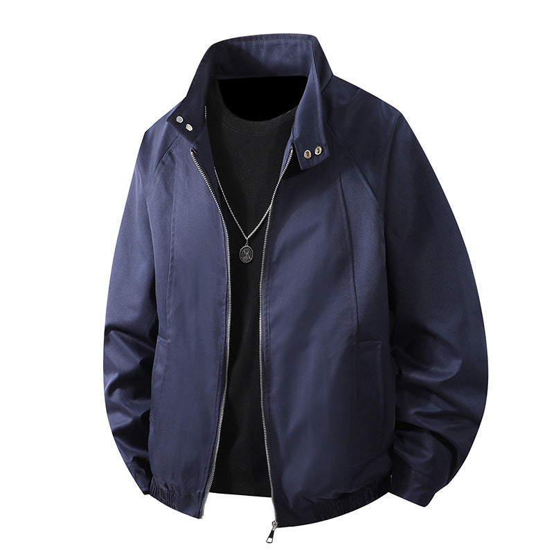 Herren Windbreaker Jacke Wasserdicht Mit Kragen Elastisch - BerlinGlamour