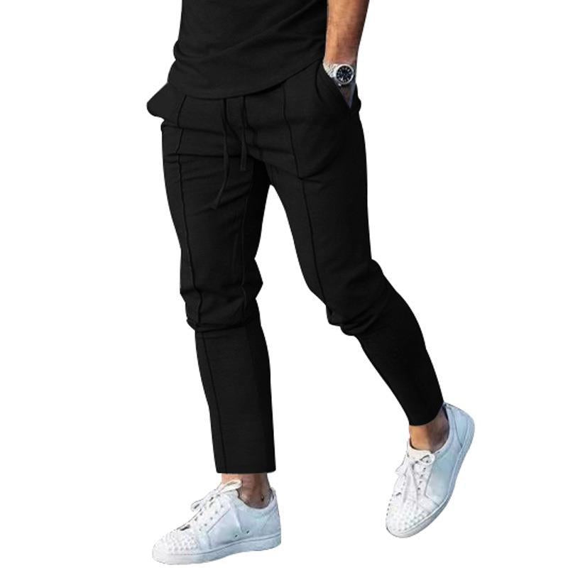 Herren Jogginghose Elegant Sportlich Schwarz - BerlinGlamour