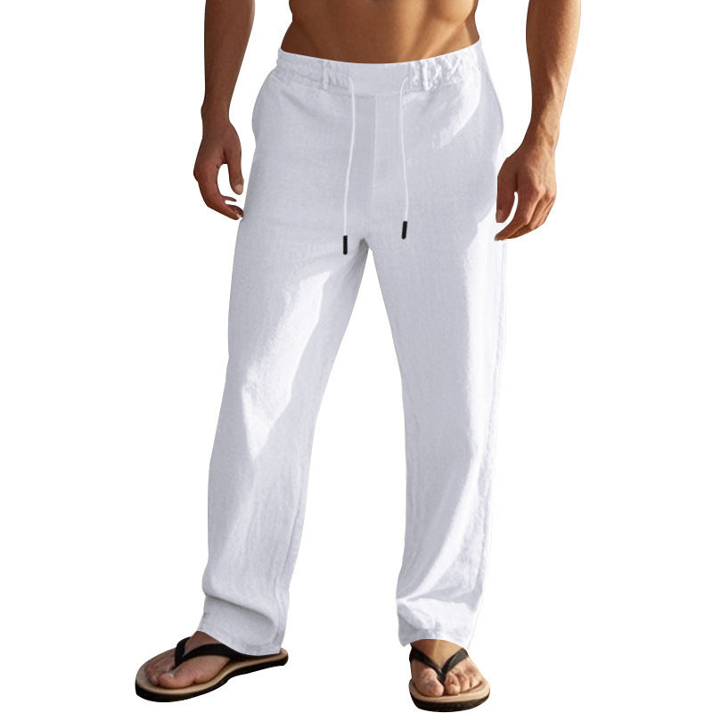 Herren Freizeithose Leicht Atmungsaktiv mit Kordelzug - BerlinGlamour
