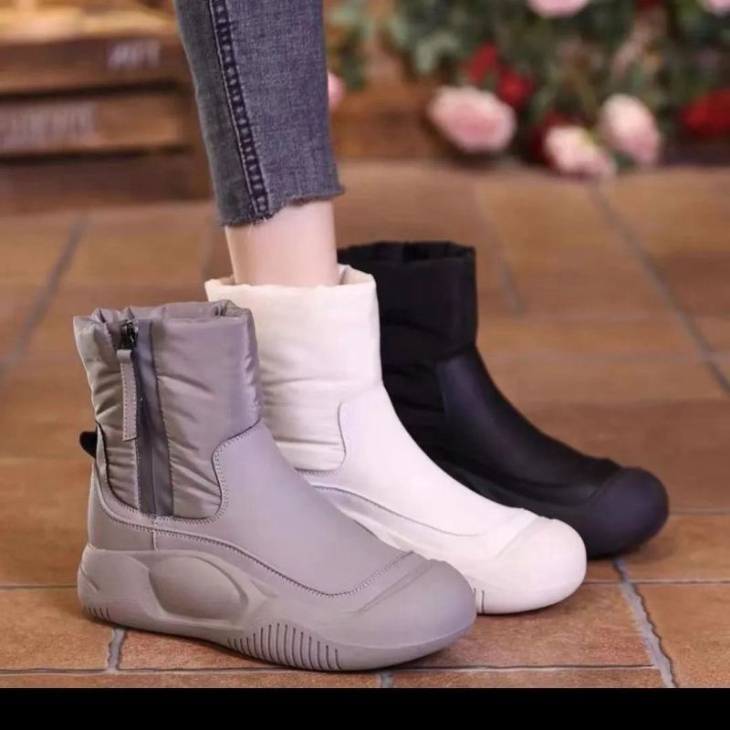 Damen Stiefel Sportlich Elastisch Rutschfest