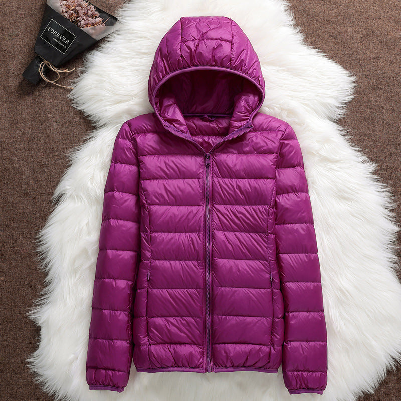 Mode Blaue Damenjacke Klassisch Himmelblau