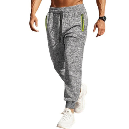 Herren Jogginghose Sportlich Reflektierend Mit Reißverschluss