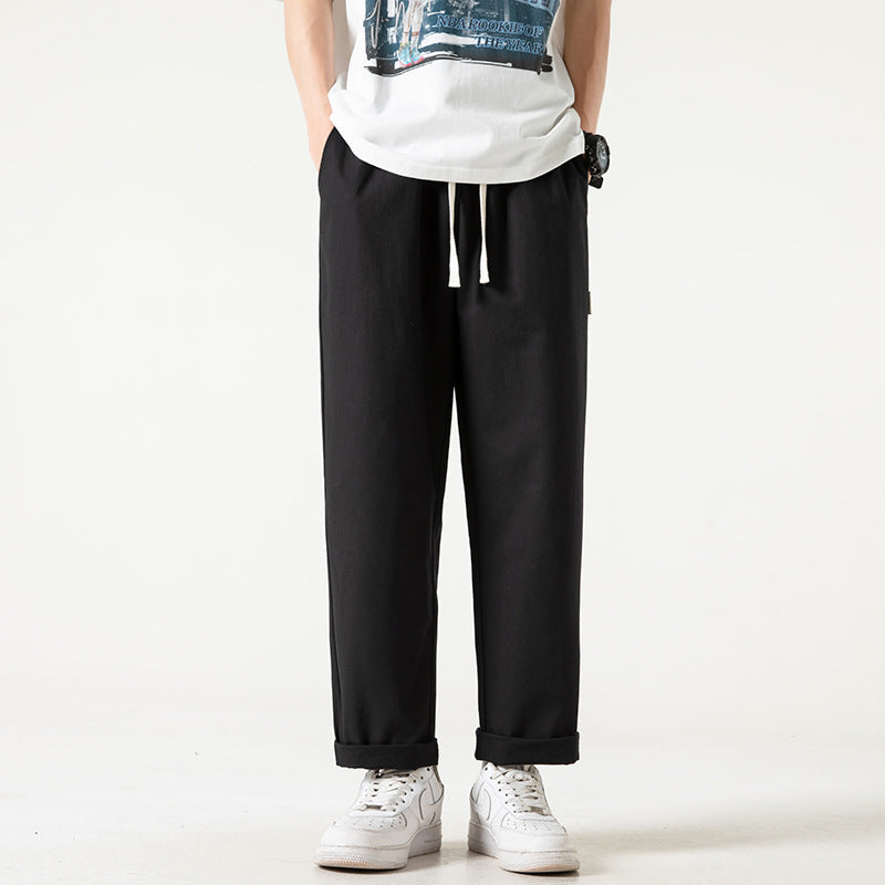 Herren Freizeithose Bequem Locker mit Seitentaschen