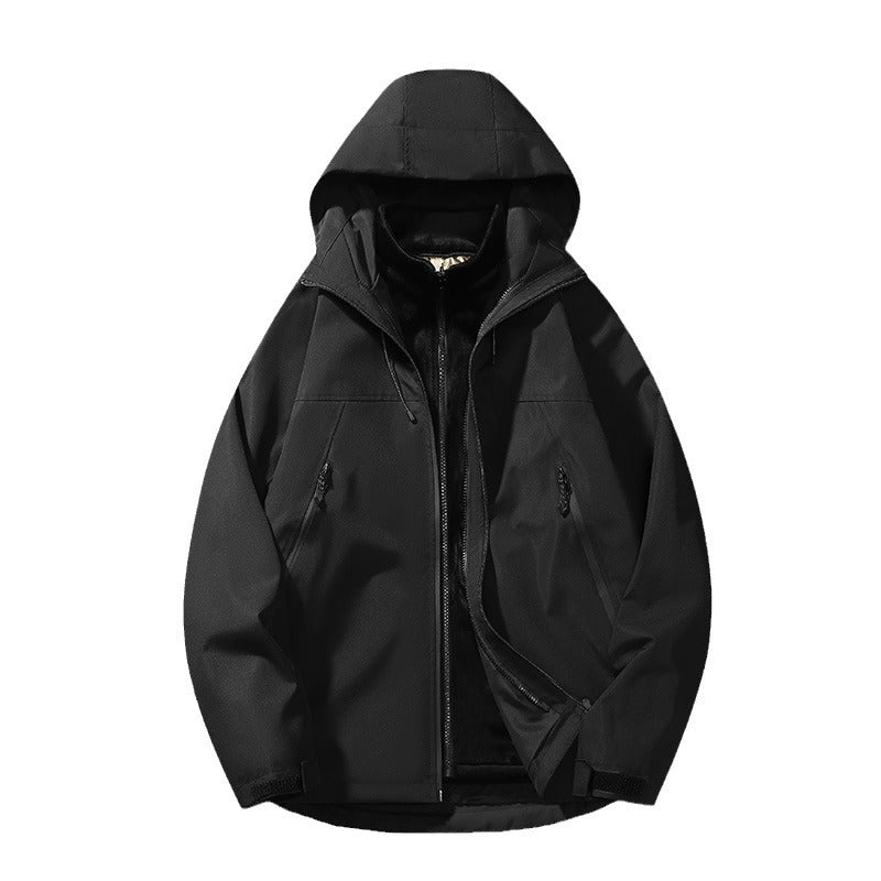 Herren Wetterjacke Wasserdicht Funktionell Modern