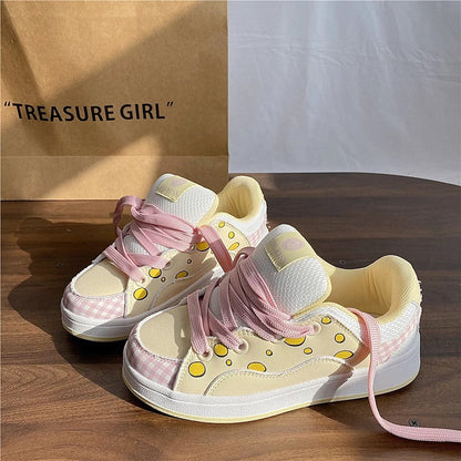 Damen Sneaker Bequem Verspielt Fashion Sport