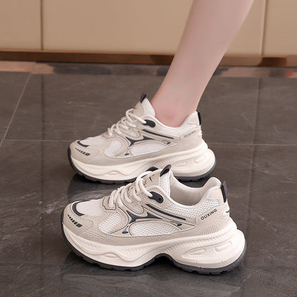 Damen Sneaker Sportlich Atmungsaktiv Mit Stabiler Sohle