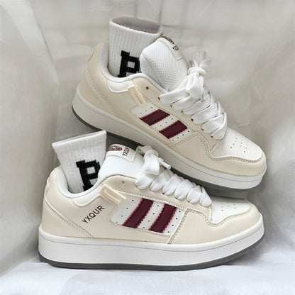Damen Sneaker Schnürschuhe Bequem Sportlich