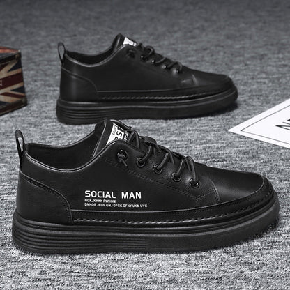 Herren Sneaker Leder Obermaterial Weich und Dämpfend