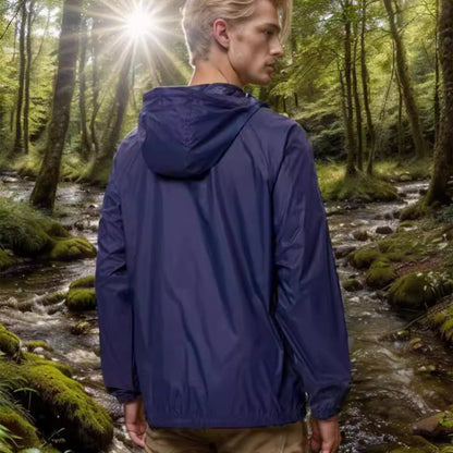 Herren Outdoorjacke Wasserdicht Atmungsaktiv Funktionell