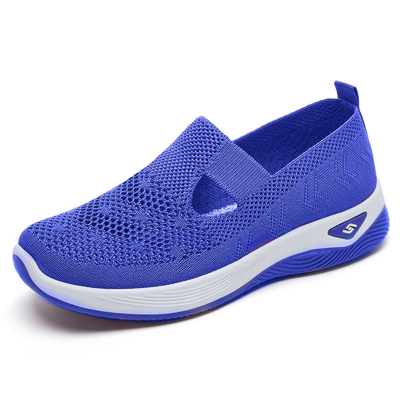 Damen Slipper Bequem Atmungsaktiv Knit Schuhe Warm